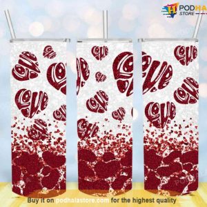 20oz Skinny Tumbler Heart, Valentines Day Gifts For New Girlfriend