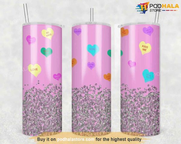 20oz Tumbler Sublimation Valentines, Valentines Day Gifts For New Girlfriend