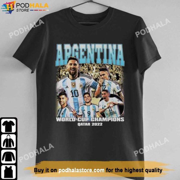 ARGENTINA World Cup Champions shirt, World Cup 2022