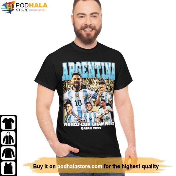 ARGENTINA World Cup Champions shirt, World Cup 2022
