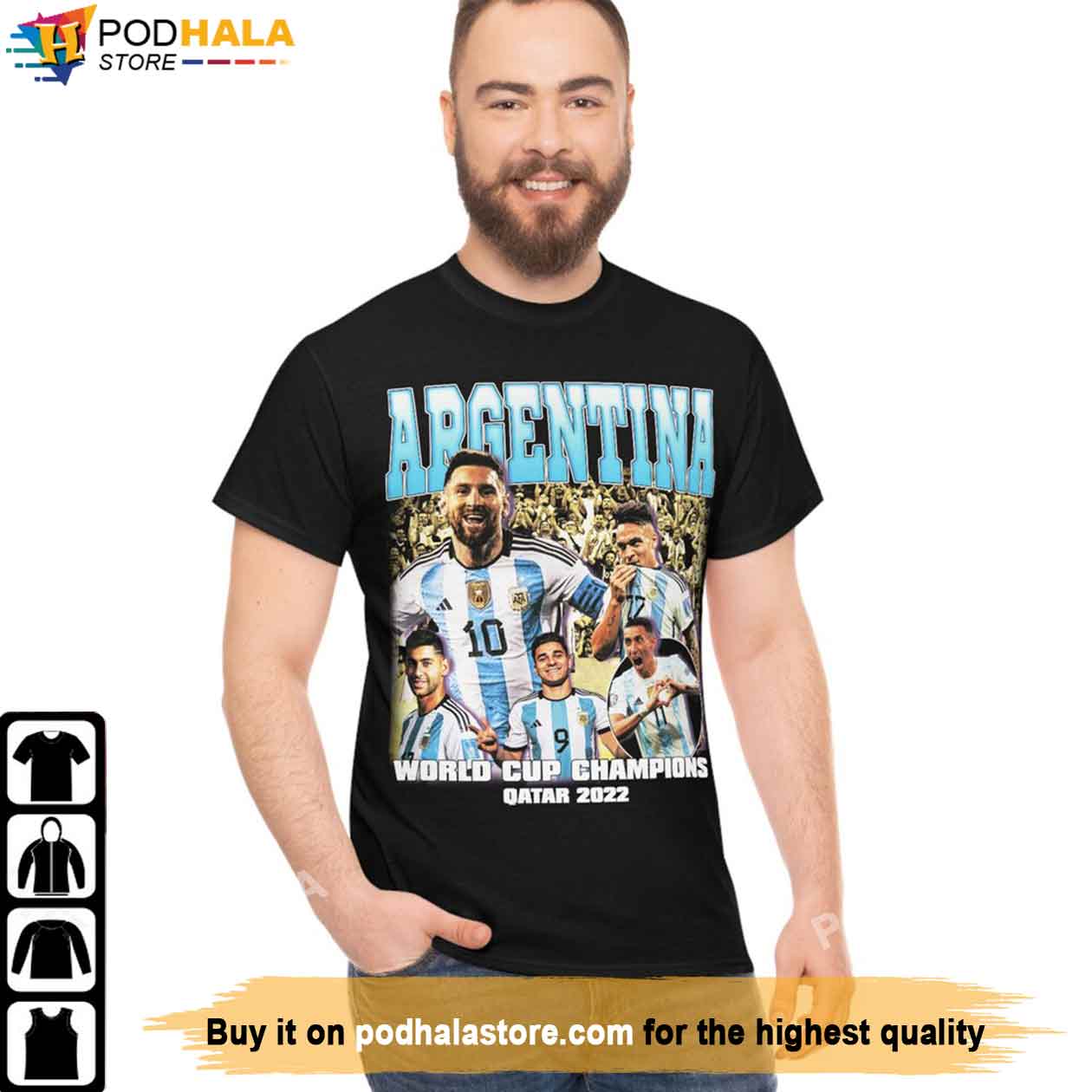 Argentina World Cup Champions - Unisex t-shirt