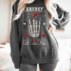 ABCDEF You Funny Valentines Day Shirt, Skeleton Hand Sweatshirt