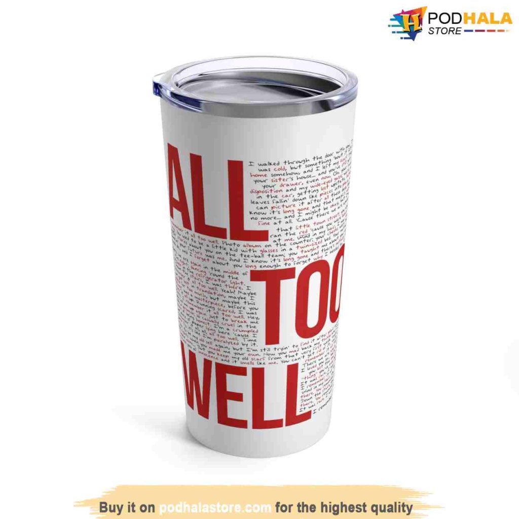 All Too Well Swiftie lyrics Taylor Swift Tumbler, Taylor Swift Gift Ideas