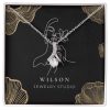Alluring Beauty Valentines Day Necklace with Card, Best Valentines Day Gifts