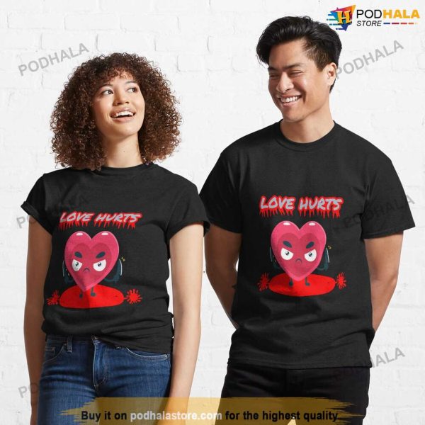 Anti Valentine Love Hurts Anti Valentines Day Shirt