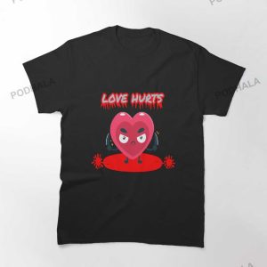 Anti Valentine Love Hurts Anti Valentines Day TShirt