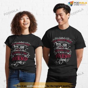 Anti Valentine's Day Cool Saying My Best Friend Is Food Anti Valentines Shirt