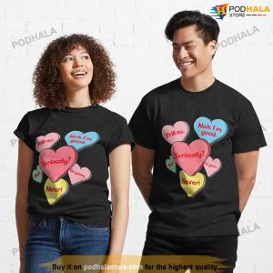 Anti Valentines Day Sarcastic Single Awareness Classic T-Shirt