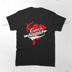 Anti Valentines Day Tees Cupid Is Stupid Anti Valentine TShirt