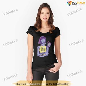 Anti Valentines Stay Single Design Fitted Scoop Anti Valentines Shirt