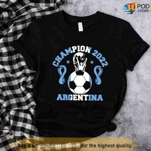 Argentina Champion World Cup 2022 Sweatshirt Leonel Messi TShirt