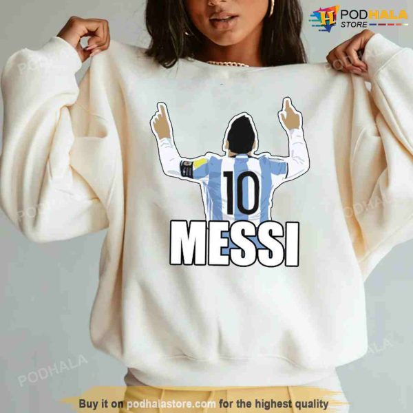 Argentina Soccer 10 Lionel Messi Sweatshirt, Argentina Hoodie