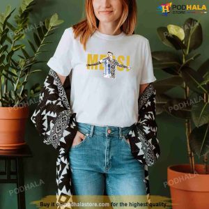 Argentina World Cup 2022 Shirt King Leo Argentina Tee Leonel Messi TShirt