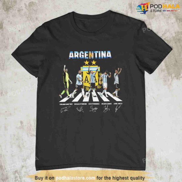 Argentina World Cup Squad 2022, Lionel Messi And Other Heros Funny Shirt