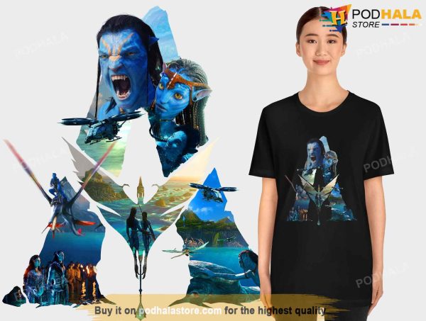 Avatar 2 The Way Of Water Shirt, Characters New Movies 2022, Avatar Gifts