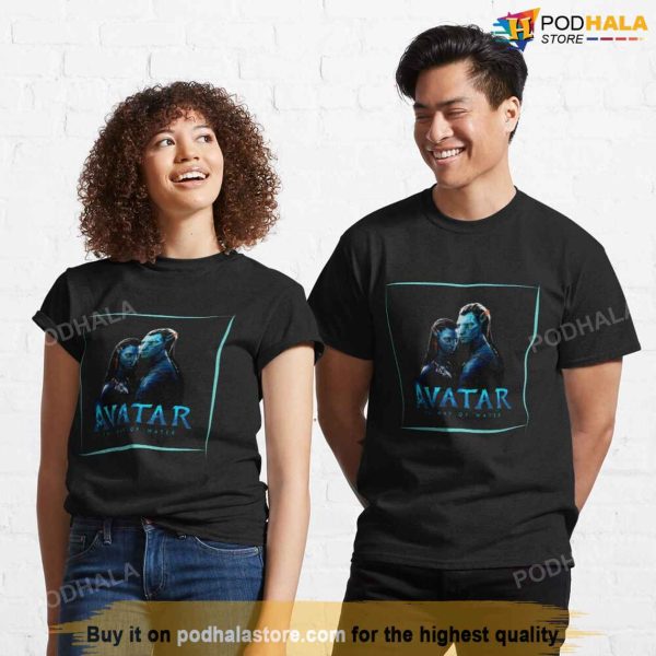 Avatar The Way Of Water Jake And Neytiri Classic T-Shirt, Avatar Gifts For Fans