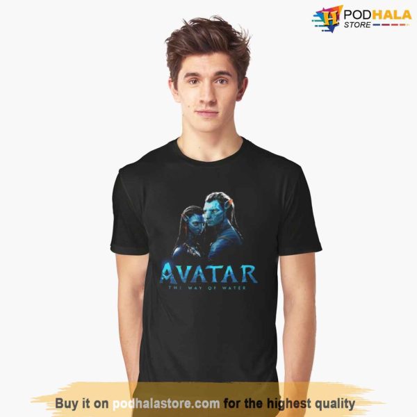 Avatar The Way Of Water Jake And Neytiri Graphic T-Shirt, Avatar Gifts