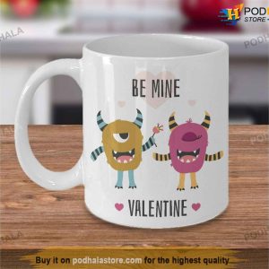 Be Mine Valentine Monster Mug, Best Valentine Gift For Wife