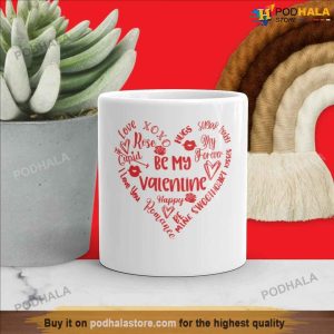 Be My Valentine White Mug, Best Valentines Day Gifts For Girlfriend
