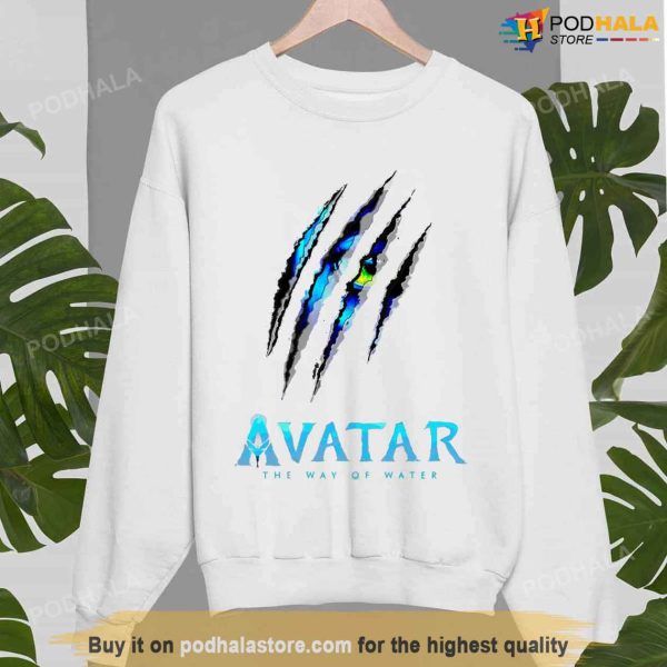 Best Avatar 2 The Way Of Water Claw Scratch And Logo Unisex Sweatshirt, Avatar Gifts