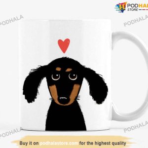 Black And Tan Dachshund Love Coffee Valentines Day Mug
