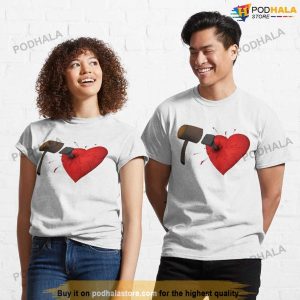 Broken Heart Anti Valentines Day Shirt For Singles