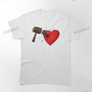 Broken Heart Anti Valentines Day T Shirt For Singles