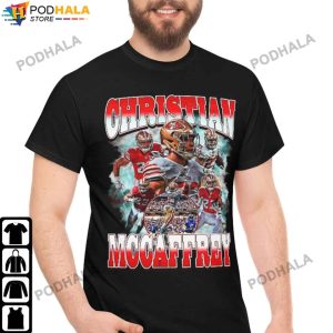 Christian Mccaffrey Sugar Skull An American Football San Francisco 49ers T- Shirt - Guineashirt Premium ™ LLC