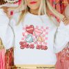 Candy Hearts Teacher Valentines Day Sweatshirt, Positive Affirmations Shirt