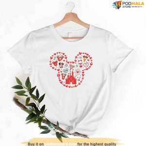 Castle Disney Valentines Day Shirt, Mickey and Minnie Friends Valentines Gift