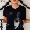 Cat Ears Wednesday Addams Shirt, The Addams Family Movie TV Series T-Shirt
