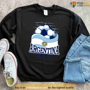 Champion Argentina 2022 Sweatshirt, Legend Lionel Messi Shirt For Fans
