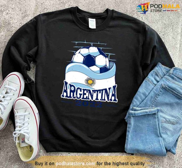 Champion Argentina 2022 Sweatshirt, Legend Lionel Messi Shirt For Fans