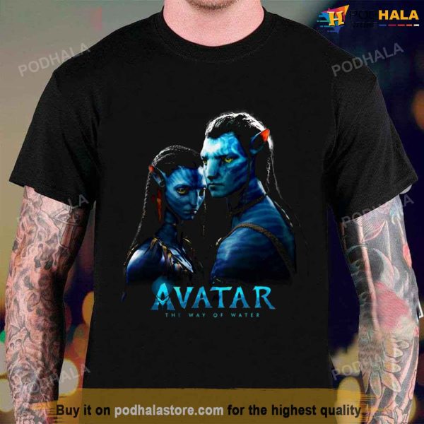 Characters Avatar 2 The Way Of Water Jake And Neytiri Unisex T-shirt, Avatar Gifts
