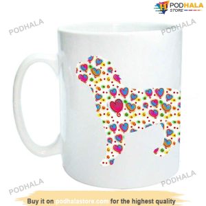 Cockapoo Design Hearts Valentine Mug, Best Valentine Gift For Wife