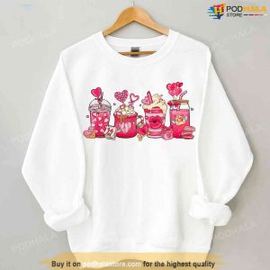 Coffee Valentine Couple Shirt, Latte Sweatshirt, Valentines Gifts