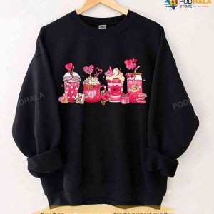 Coffee Valentine Couple Sweatshirt, Valentines Day Gift Shirt