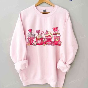 Coffee Valentine Couple T shirt Latte Sweatshirt Valentines Gifts