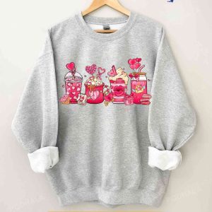 Coffee Valentine Couple Tshirt Latte Sweatshirt Valentines Gifts
