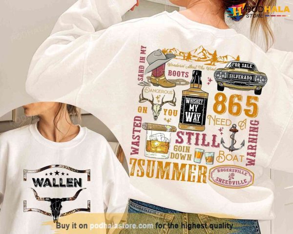 Cowboy Morgan Wallen Sweatshirt, Morgan Wallen Concert Shirt