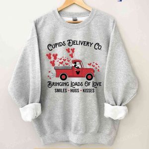 Cupids Delivery Mickey Mouse Disney Valentines Day Tshirt Valentines Gifts
