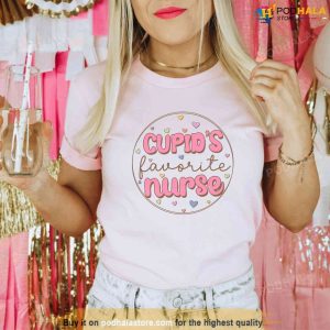 Cupids Favorite Nurse Valentines Day Tshirt Best Valentines Gifts
