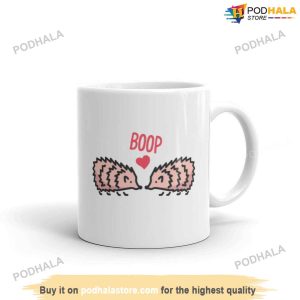 Cute Hedgehog Boop Valentines Day Mug, Valentines Ideas For Friends
