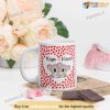 Cute Hugging Koala Bears Hugs And Kisses Valentine Coffee Mug