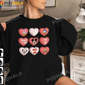 Disney Valentine Mickey And Friends Sweatshirt Be Mine Tee Valentine Gift
