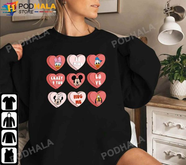 Disney Valentine Mickey And Friends Shirt, Be Mine Tee, Valentine Gift