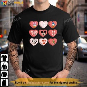 Disney Valentine Mickey And Friends TShirt Be Mine Tee Valentine Gift