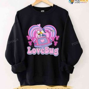 Disney Valentine Shirt Donald Duck Love Bug, Valentines Day Gift