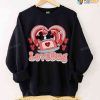 Disney Valentines Mickey Minnie Love Bug Funny Valentines Day Shirt