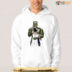 Frankenstein And Bride Love Husband And Wife Valentine Unisex T shirt 2